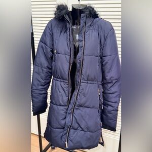 H&M Black Faux Fur Jacket